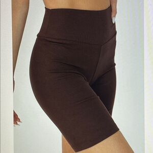 New! The Foxy Kind All Weekend Long Brown Shorts Size Large NWT